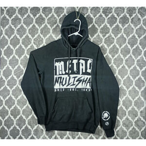 Metal Mulisha Hoodie Men Medium Black Pullover Skull Graphic Motocross Dirt Bike